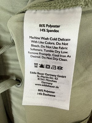 Eddie Bauer Womens Pants 2XL Departure Stretch Mid Rise Joggers Green Pull On
