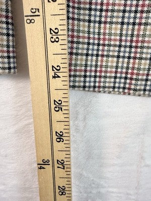 Ann Taylor Loft Pants O Petite Slim Plaid Womens 0P