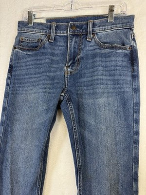 Abercrombie Fitch Jeans 28x30 Mens Skinny Stretch Blue Denim