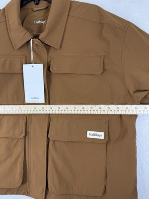 Halfdays Nan Field Jacket XL Womens Nuthatch Brown Utility New NWT $145