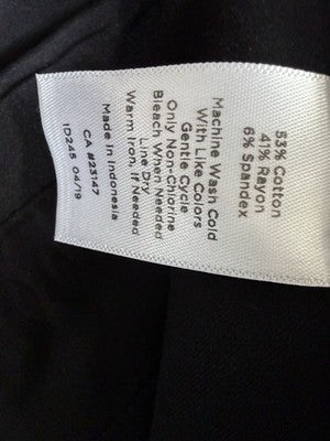 Talbots Chatham Ankle Pants 16 Petite Curvy Women 16P Black