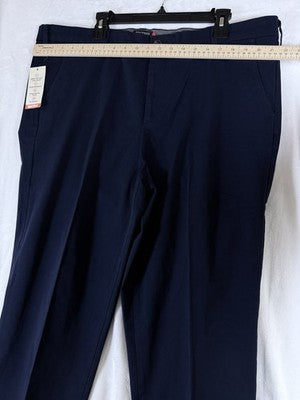 Dockers Workday Khaki Straight Fit 42x32 Pants Mens Navy Blue 42x32 Smart New