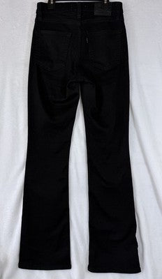 Levis 725 High Rise Bootcut 26 Jeans Womens Black 26x32 Levi’s Boot Cut