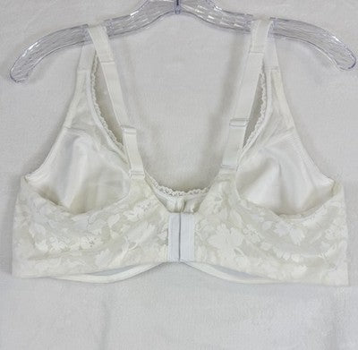 Bali Passion For Comfort Bra 42C White Underwire Womens