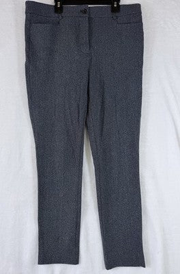 Ann Taylor Loft The Sutton Skinny Pants 8 Gray Womens Dress Pants