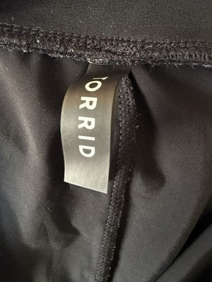 Torrid 2 Skort Black Stretch Pull On Plus Size Womens 2X