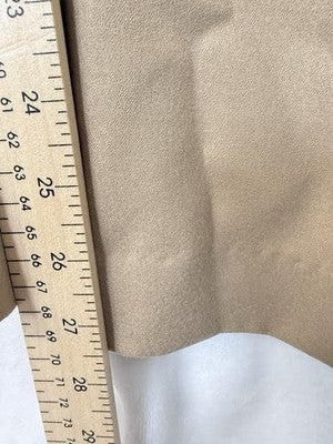 Talbots Windsor Pants 14 Petite Italian Flannel Beige Tan Wool Straight Leg