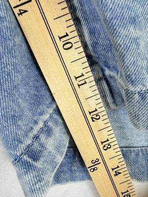 Gap 365 Denim High Rise Shorts XL Tall Women Ultrasoft Blue Bermuda 12” New NWT