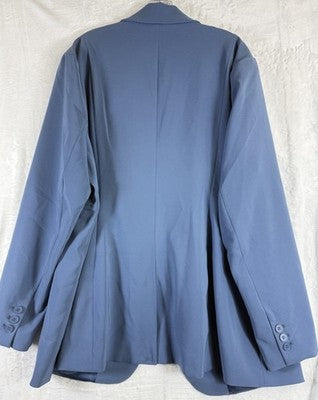 Studio By Torrid Blazer 3 Blue 3X Refined Crepe Cutaway Jacket New NWT