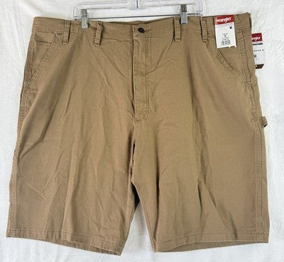 Wrangler Carpenter Shorts 46 Mens Brown 11” New NWT