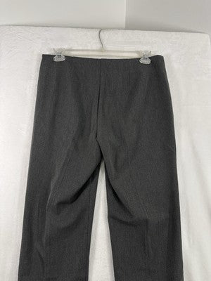 Talbots 12 Dress Pants Gray Side Zip Womens