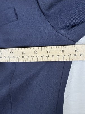 J Crew Schoolboy Blazer 10 Womens Navy Blue Wool Blend Jacket Gold Buttons