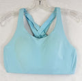 Lululemon Energy Bra High Support 34C Blue Adjustable Crossback Sports Bra Run