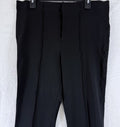 Nine West Dress Pants Women 18 Black Front Seam Skinny Mid Rise