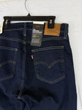 Levis 724 High Rise Slim Straight 30 Womens Dark Blue Rinse 30x28 Levi’s New NWT