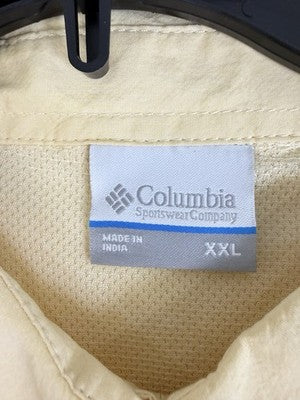 Columbia Shirt XXL Women Top Brea Falls Short Sleeve Fishing Button Up New