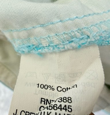 J Crew Chino Shorts Womens 4 100% Cotton Blue Womens 2.5”
