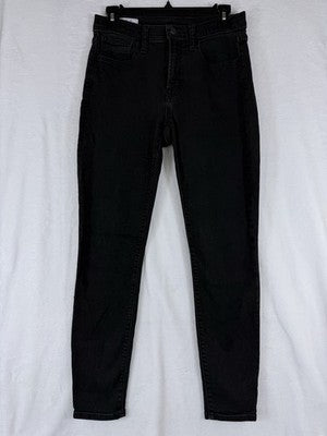 Gap True Skinny Mid Rise Jeans 27 4 Black Denim Lot 2 Pairs Womens