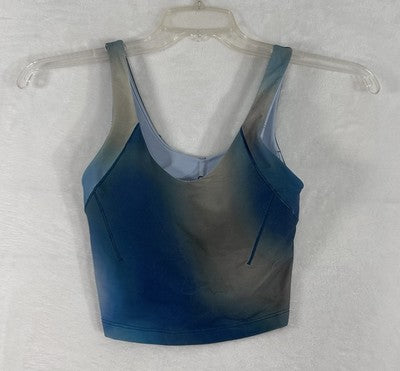 CALIA Tank Top XS Blue Mountain Mist NWT Womens Workout Shirt Sports Bra NEW