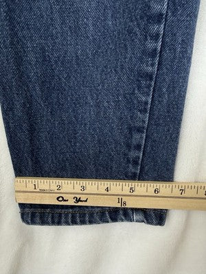 LL Bean Original Fit Relaxed Jeans 6 Petite Womens Blue Denim