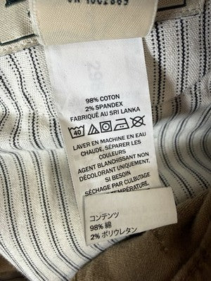 LL Bean Stretch Country Corduroy Pants 32x30 Mens Sepia Brown Straight Leg
