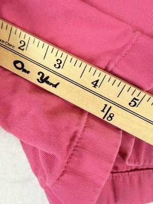 J Crew Classic Chino Shorts 6 Lot Pink Green 4” 5” Womens 100% Cotton
