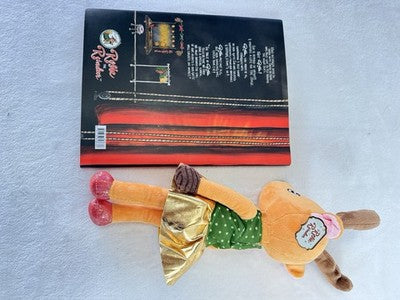 Rosie The Reindeer Book Plush Toy Stuffed Christmas Xmas New