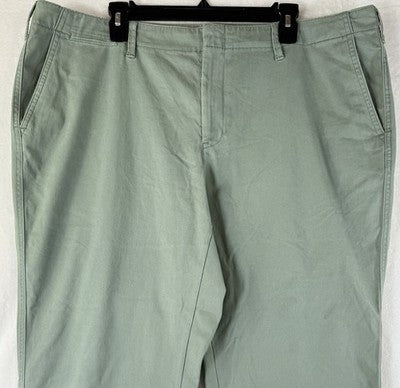 Lands End Chino Pants 20W Green Plus Size Womens