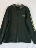Databricks Medium Green Gold Full Zip Hoodie Jacket Logo Tech Kickoff FY27