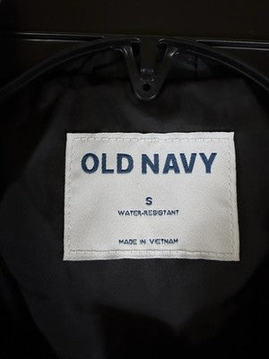 Old Navy Shacket Small Black Quilted Women Snap Front Jacket New NWT