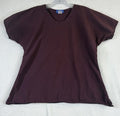 Mexicali Blues Top Small Plum Purple Womens Short Sleeve 100% Cotton