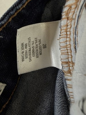 Harper Jeans 28 High Rise Skinny Dark Blue Womens Denim