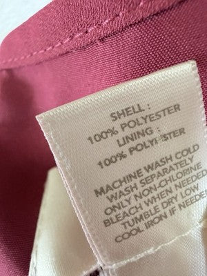 Ann Taylor Loft Dress 8 Sleeveless Fit And Flare Pink Womens