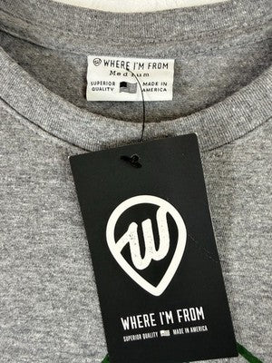 New Jersey T Shirt Medium Where I’m From Gray Short Sleeve Golf Mens New NWT