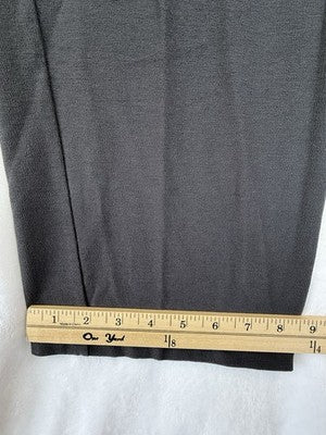 Eileen Fisher Pants Medium Stretch Crepe Straight Leg Pull On Gray Womens