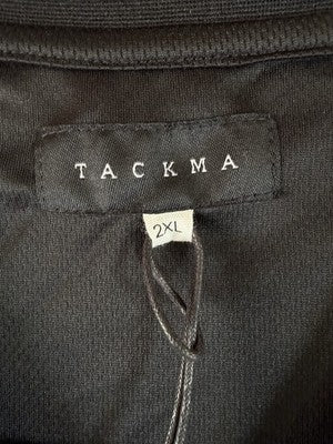 Tackma 2xL Mens Jersey Black Shirt Logo Long Sleeve Hip Hop Streetwear New NWT