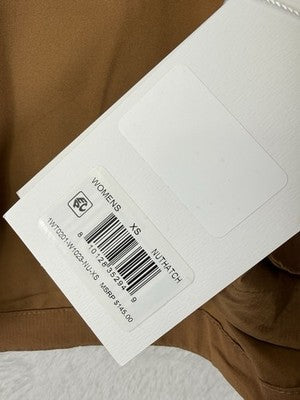 Halfdays Nan Field Jacket XS Womens Nuthatch Brown Utility New NWT $145