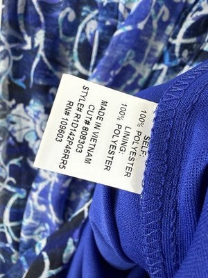 Rabbit Rabbit Rabbit Dress 10 Sleeveless Blue A Line Womens New