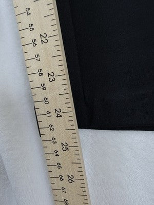J Jill Wide Leg Ponte Crop Pants XL Black Knit Pull On Womens