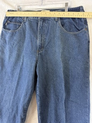 LL Bean Double L Jeans 38x30 Flannel Lined Mens Denim Comfort Waist