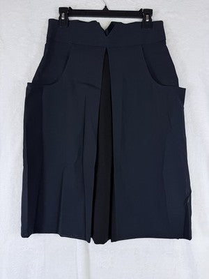 Gr Dano Skirt 8 Womens Pencil Black Made In USA Mod Eccentric Kooky Artsy