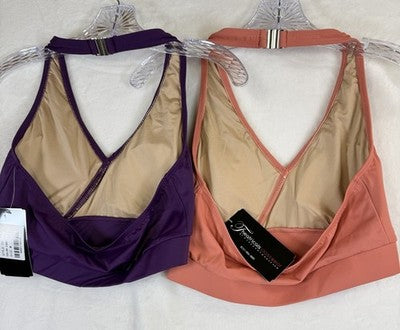Dance Halter Crop Top Lot Medium Womens Theatricals Leotard Dancewear New NWT