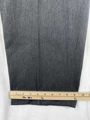 LL Bean Pants Mens 36x27 Classic Fit Gray 100% Cotton Flat Front