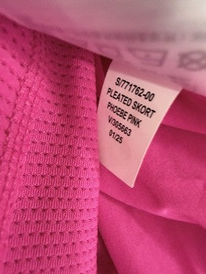 Gap Fit Pleated Exercise Skort Medium Tall Pink Women GapFit Skirt W/ Shorts New