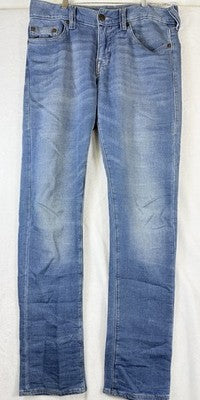 True Religion Geno Relaxed Slim Jeans 32 Mens 32x34 Blue Denim