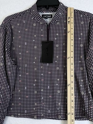 Bad Birdie Womens Small Golf Top UV Long Sleeve Shirt Throwing Darts New NWT $88