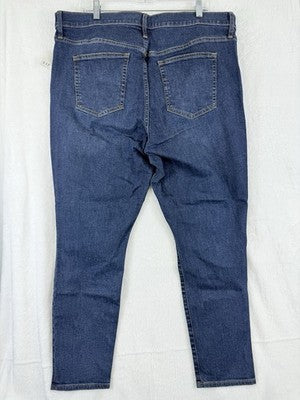 Gap True Skinny High Rise Jeans 20 35 Womens Dark Wash Blue New NWT