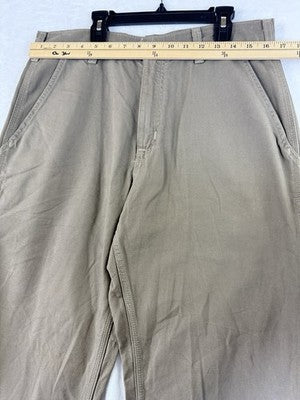 Carhartt Canvas Utility Work Pants 33x32 Dungaree Fit Hamilton B175 Mens