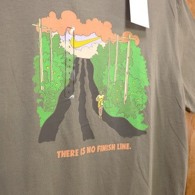 Nike T-shirt Mens Sage Green No Finish Line Tshirt Men's Nike Large HJ3678-320
