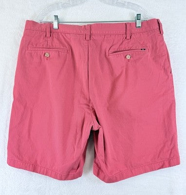 Nautica Deck Shorts 40 Pink Chino Classic Fit 8.5” Mens Classic Fit